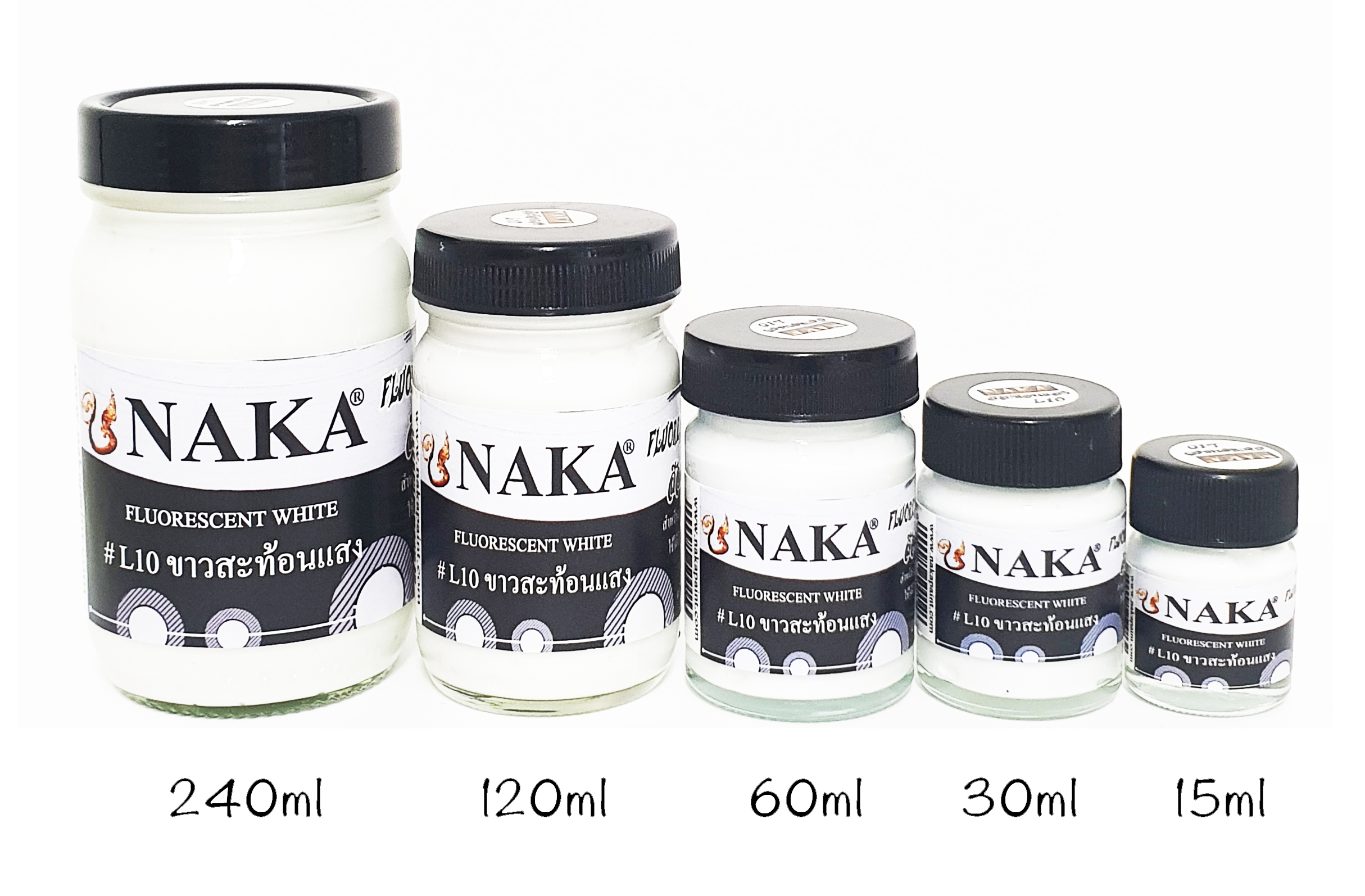 L10 สีขาวอะคริลิคสะท้อนแสง 60ml