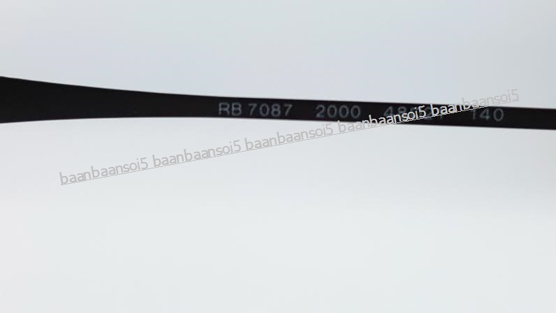 Rayban RX 7087 2000 โปรโมชั่น กรอบแว่นตาพร้อมเลนส์ HOYA ราคา 5,200 บาท