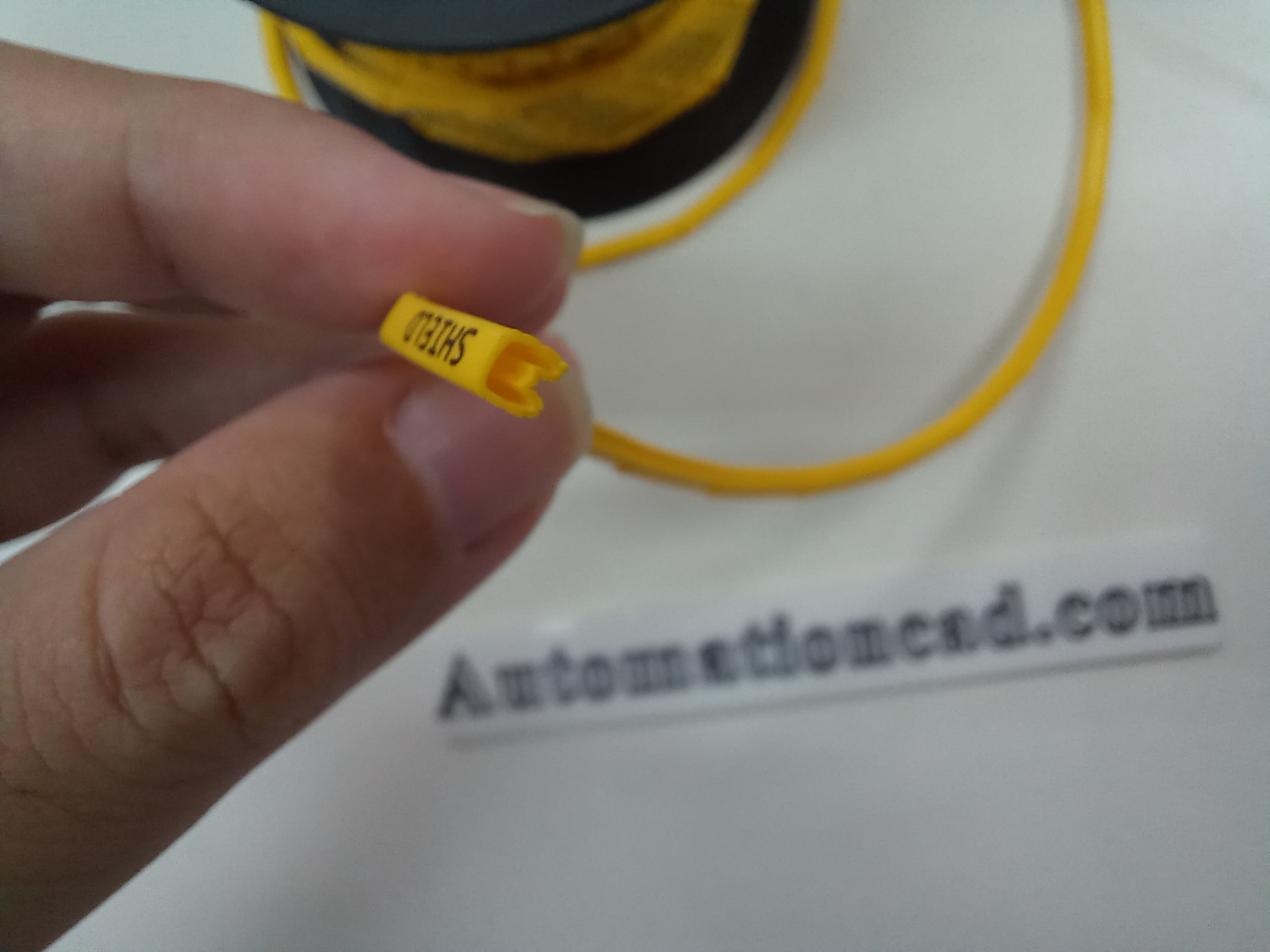 รับพิมพ์ TAG มาร์คสายไฟ PARTEX WIRE MARKING แบบพิมพ์อักษรใส่ได้เอง