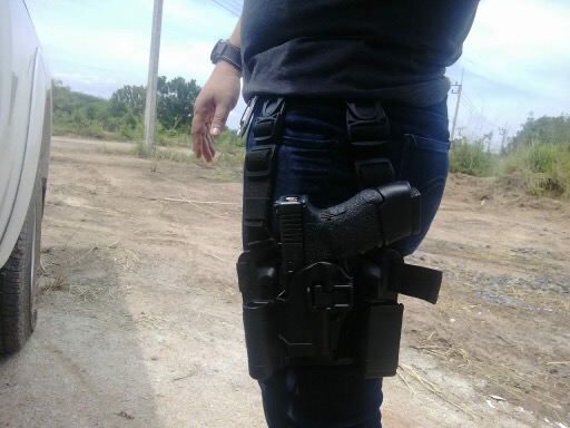 New.ซองปืนรัดต้นขา Glock17 , Glock19 ครบชุด ราคาพิเศษ