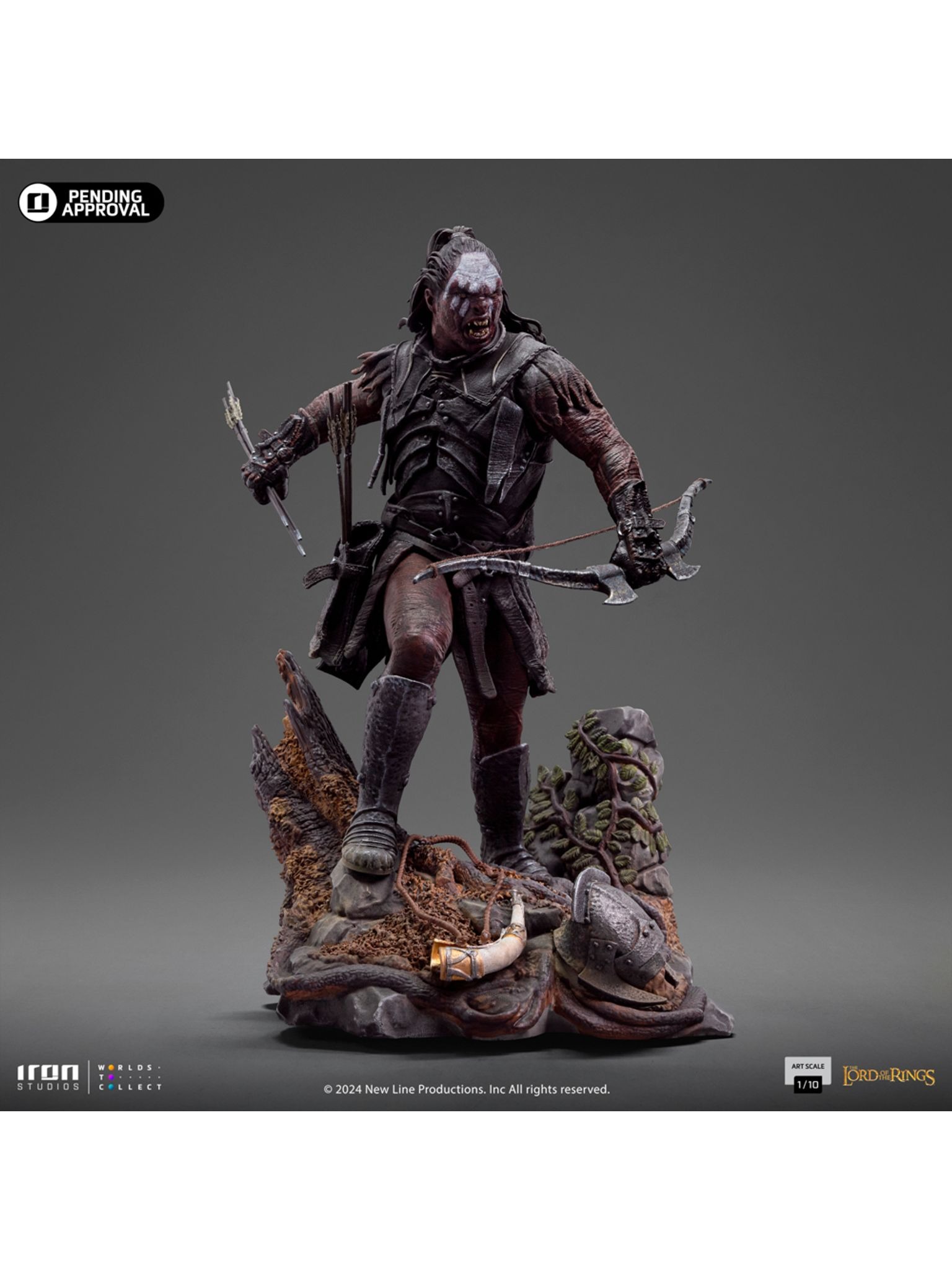 เปิดจอง : Lurtz Uruk-hai Leader: Lord of the Rings 1/10 Scale