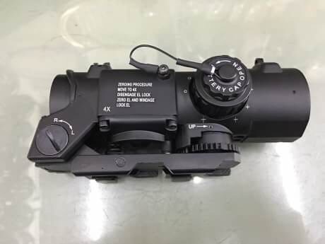 New.Elcan SOCOM Specter DR Style 4X Magnifier Illuminated Scope (BK) ราคาพิเศษ