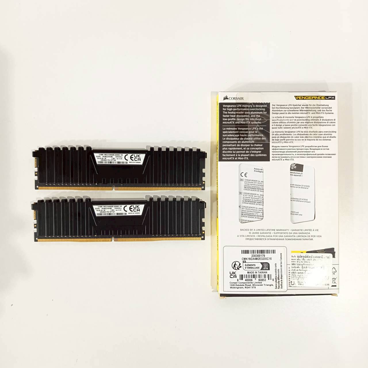 RAM PC DDR4 (3200) 16GB 8GBX2 CORSAIR ประกัน Ascenti LT.