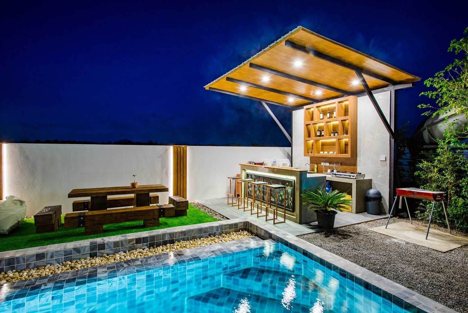 HR4039 บ้านพักหัวหิน บ้านโมเดิร์น สเปซ V.2