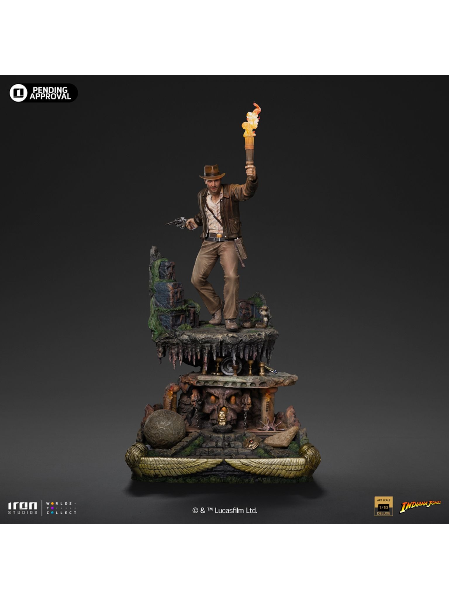 เปิดจอง : Indiana Jones: Indiana Jones 1/10 Scale (Deluxe)