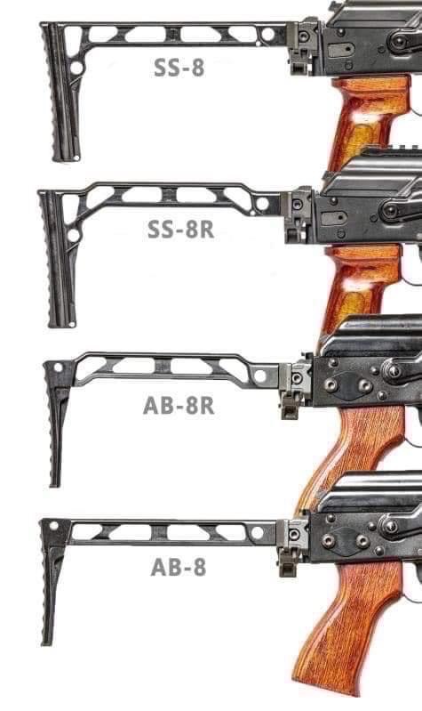 พานท้ายพับ AK Jmac Custom AB-8R - 5KU-328