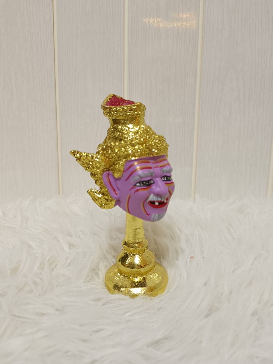 พ่อแก่ ฤาษี นารายณ์ ขนาดจิ๋ว พร้อมฐานปิดทอง