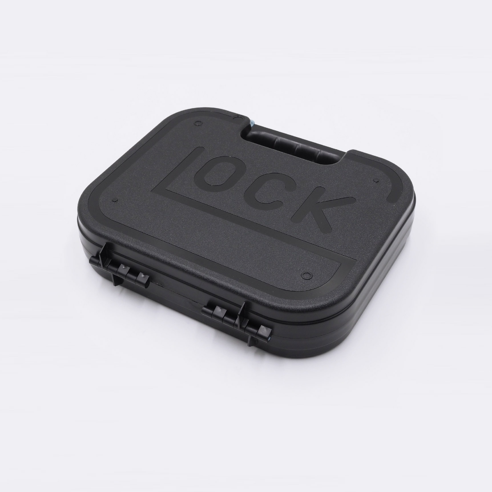 New. กล่องใส่ปืนสั้น GLOCK -ผลิตจากพลาสติกไฟเบอร์ชนิดแข็งพิเศษ -ด้านบุด้วยโฟม กันกระแทกได้ดี -ขนาด ยาว 10.5" * กว้าง 9" * สูง 2.5" 2 สี #ดำ #ทราย