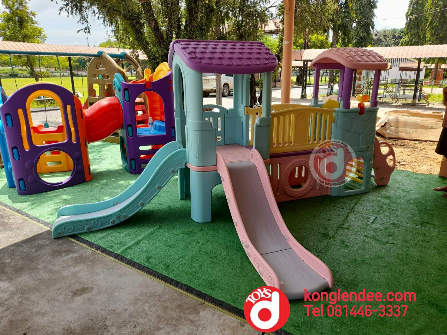 บ้านน้อย 2 ชั้นบันไดรถ สองไลเดอร์