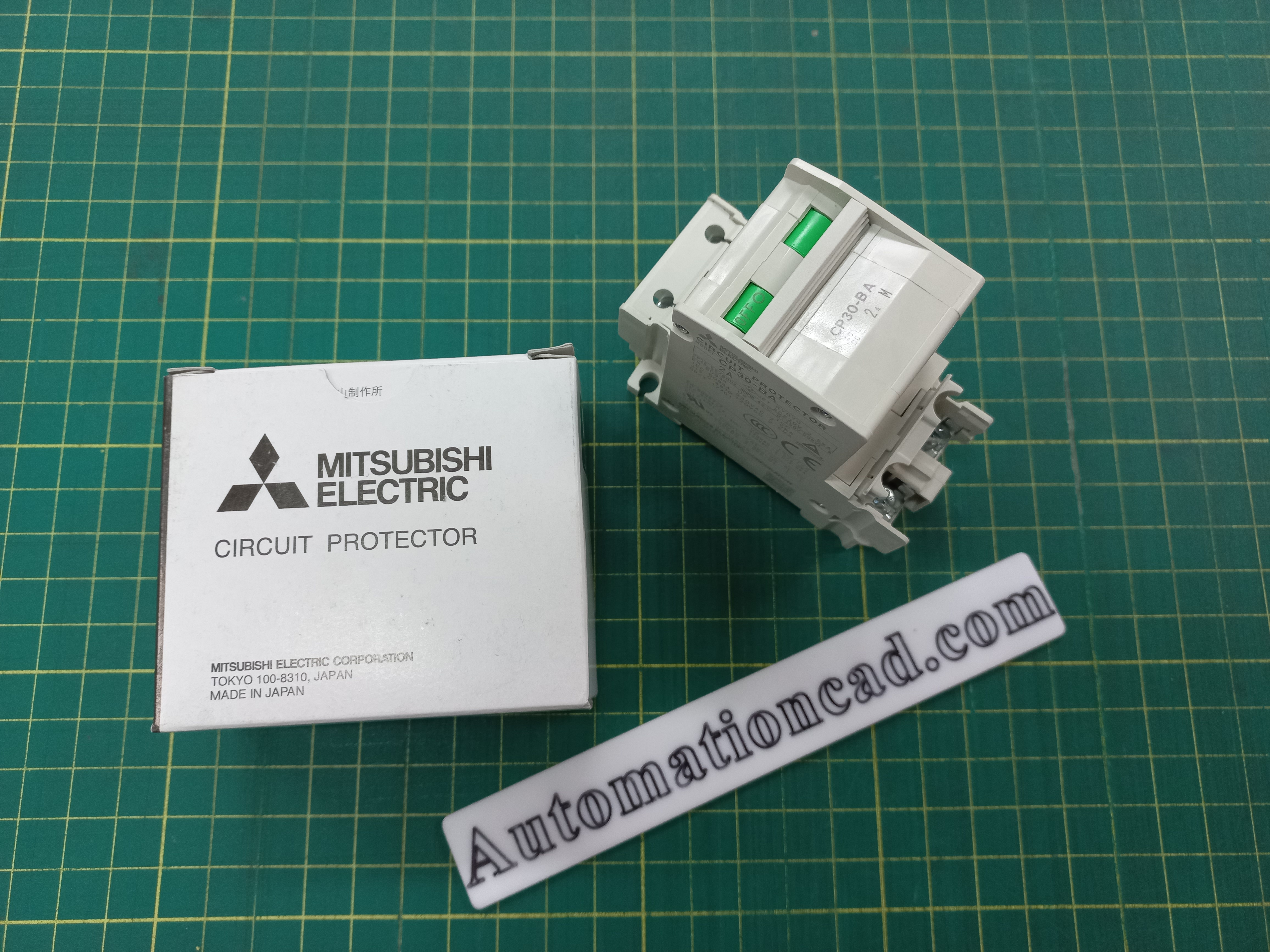 เบรกเกอร์ป้องกันวงจรควบคุม 2เฟส 1-M 2A Circuit Protector MITSUBISHI