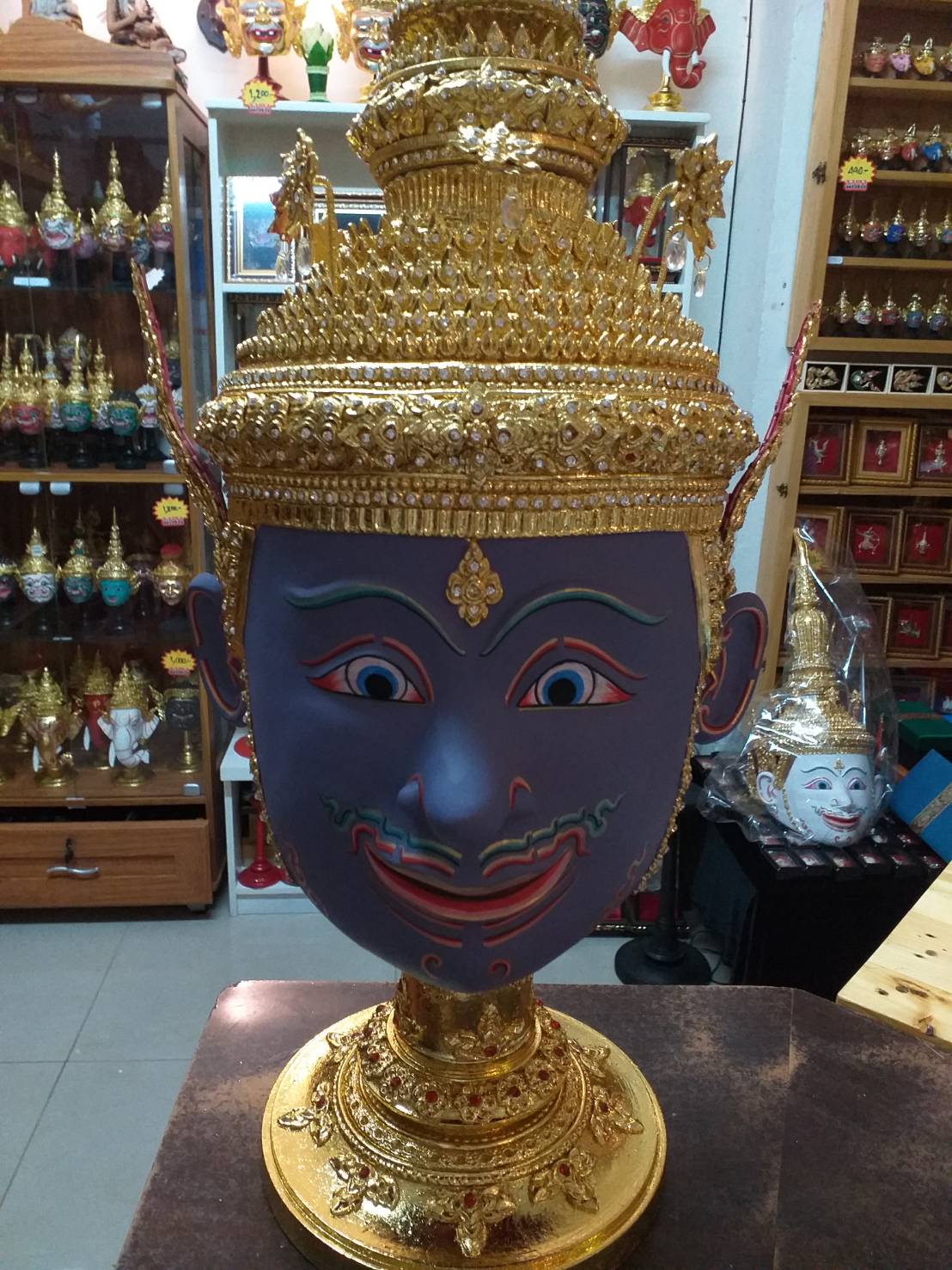 พระนารายณ์ ขนาดครอบ งานละเอียด