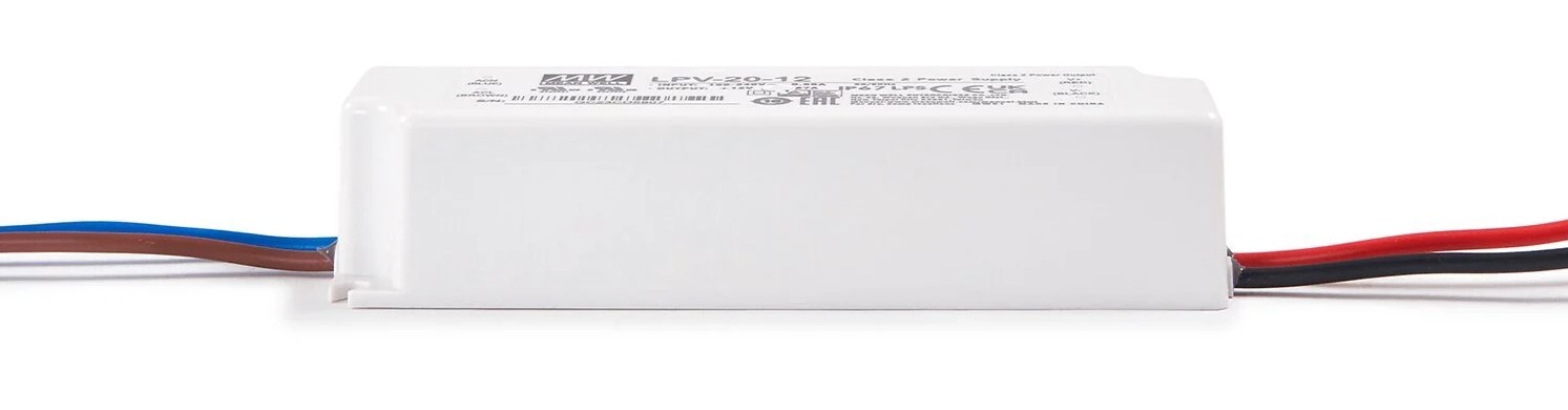LED Driver พาวเวอร์ซัพพลาย LPV-20-24 Meanwell 24VDC 20W Switching Power Supply