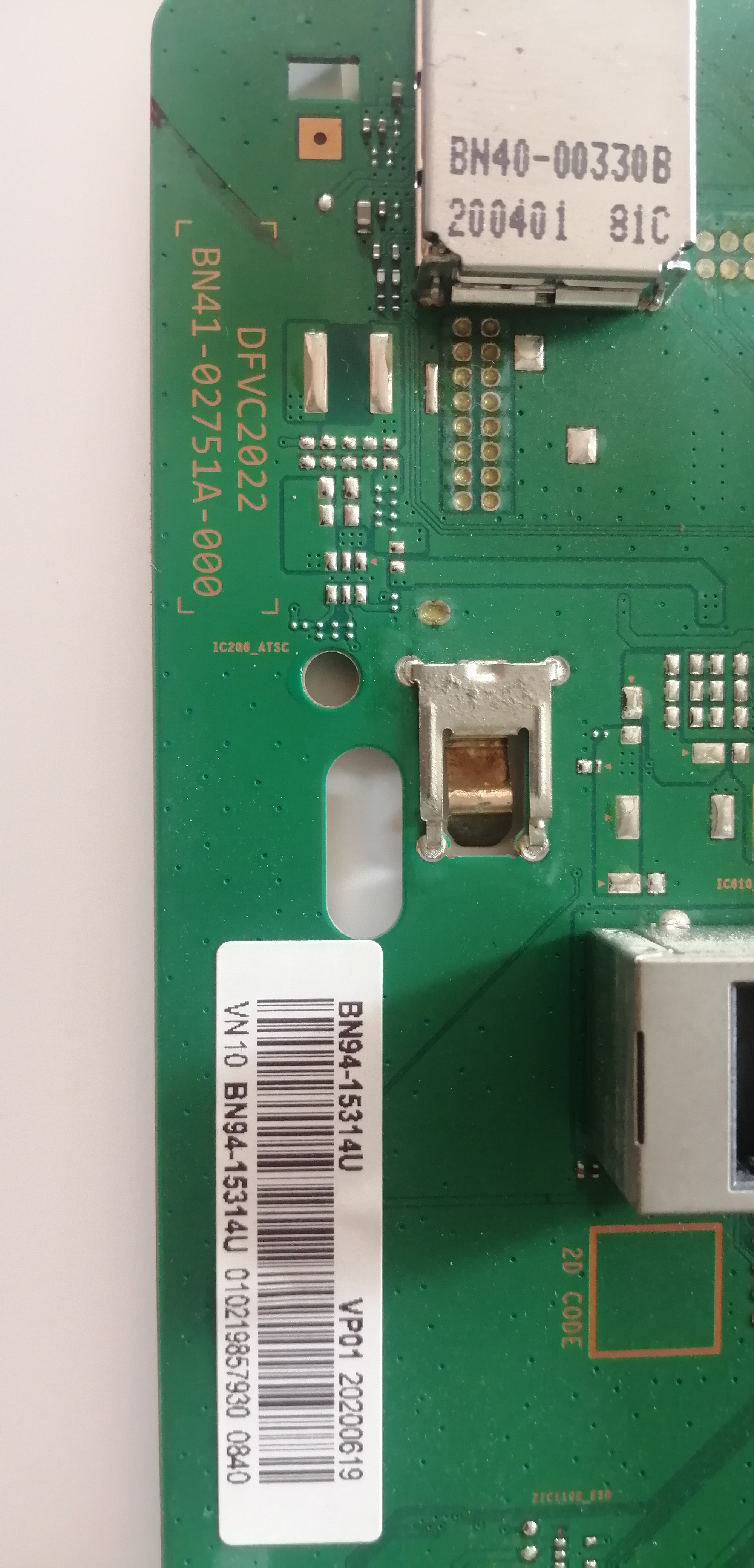 เมนบรอดซัมซุงUA43TU700KXXT:BN94-15314U :BN41-02751A-000