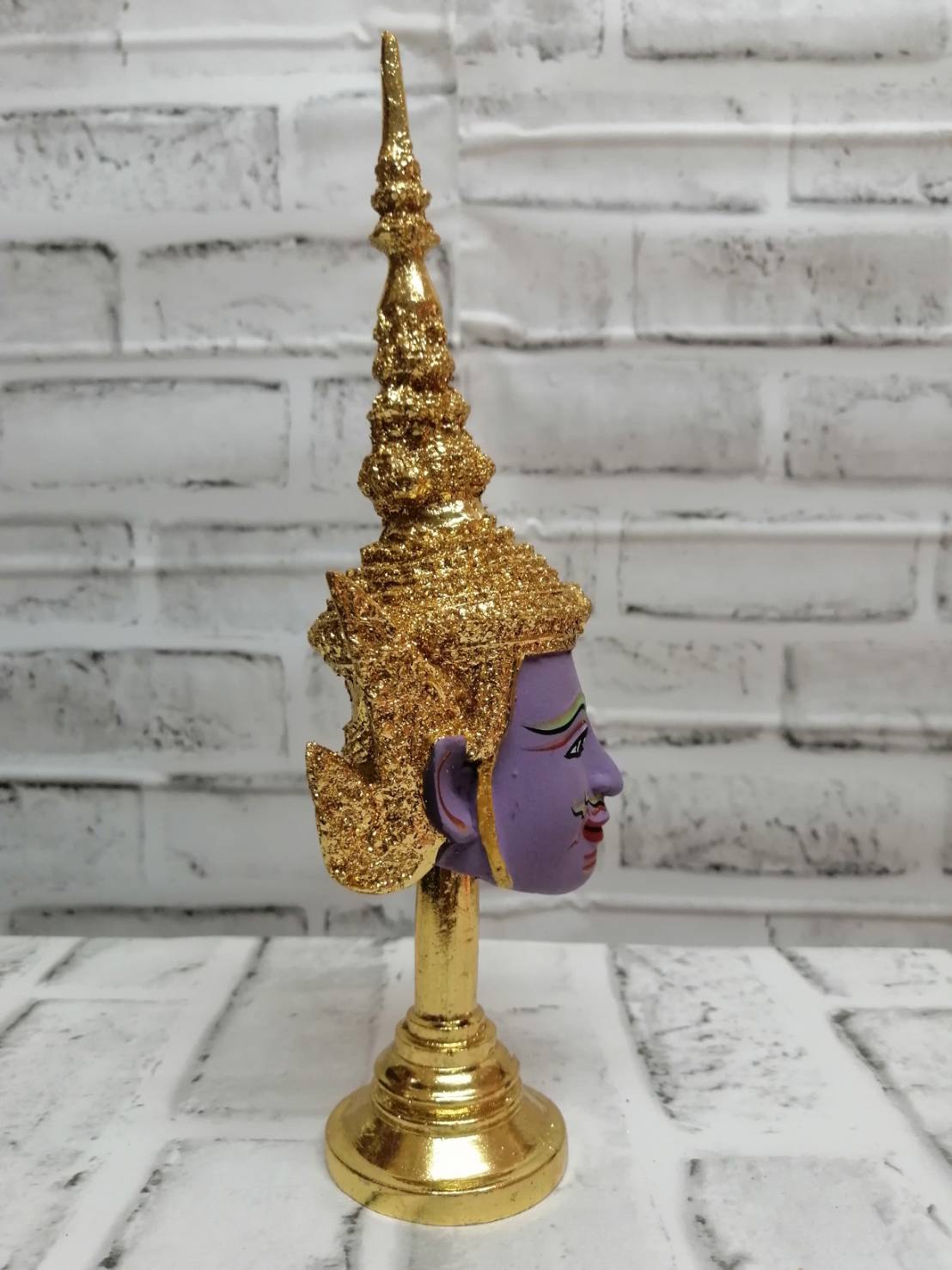 พระนารายณ์ ขนาดกลาง 4 นิ้ว พร้อมฐานทอง