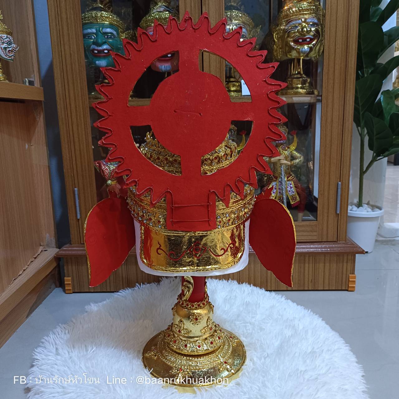 เศียรครู พระพิฆเนศ ขนาดครอบ