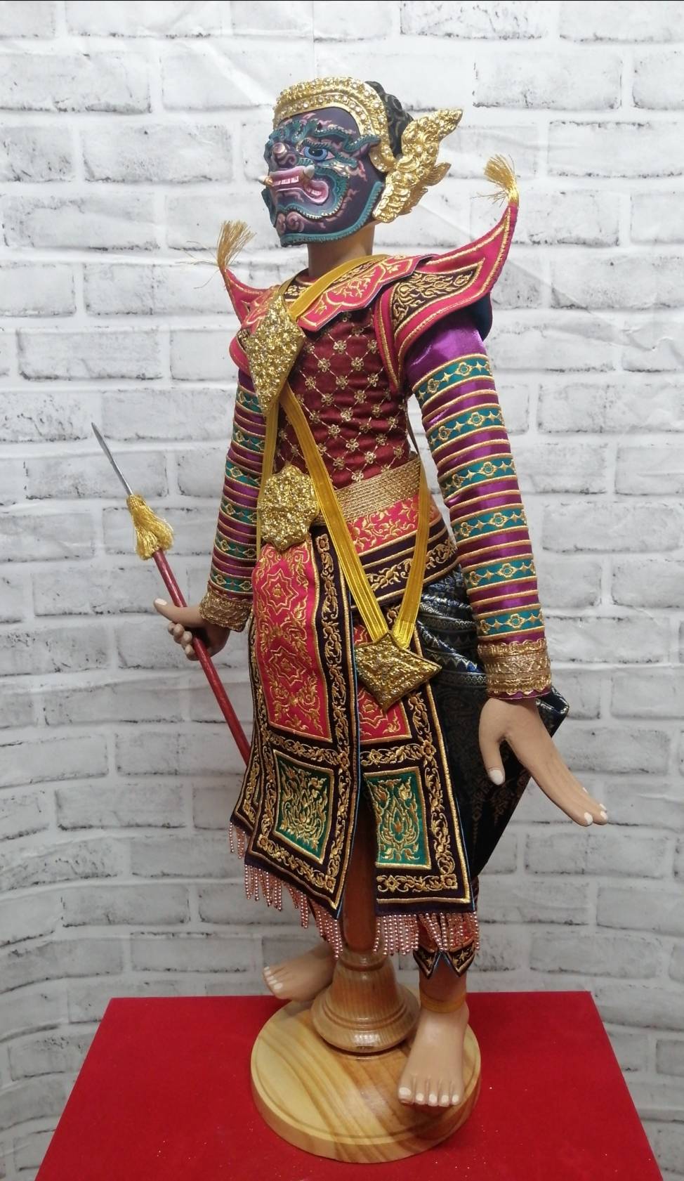 หุ่นละครเล็ก พระพิราพ ขนาด 60 ซม. สำหรับบูชา