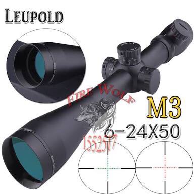 New.สินค้ามาใหม่ สโครปติดปืนจริง LEUPOLD MARK4 มาพร้อมข้อต่อบังแสง ระดับซูม 3.5-10x40 ราคาพิเศษ