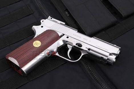 New.Wingun Sport 321 Custom Kimber (Silver) ระบบแก๊ส Co2 โลหะทั้งกระบอก Full Metal ความแรงเฉลี่ย 450fps ราคาพิเศษ