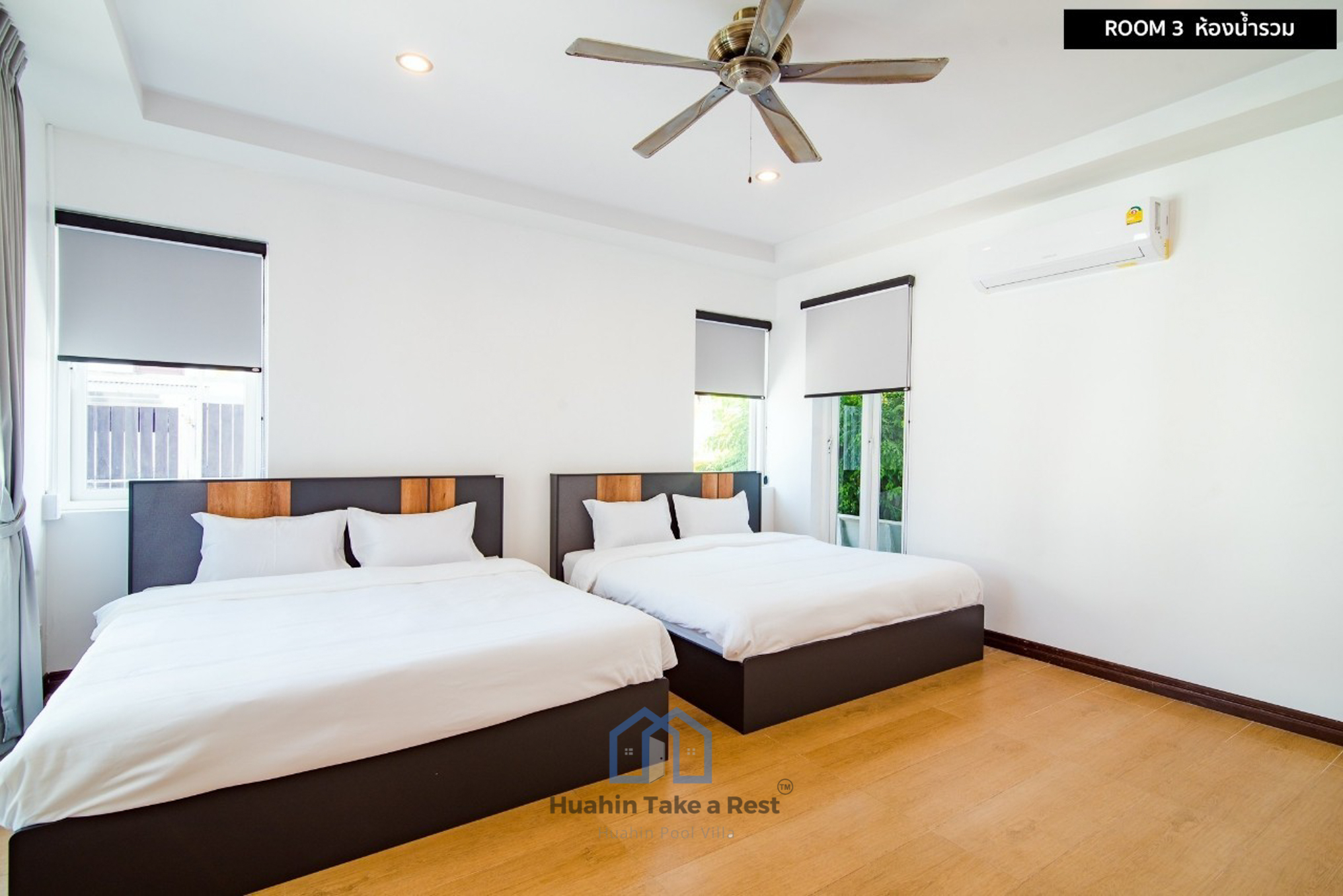 HR15036 บ้านพักหัวหิน บ้านวี วิลล่า เนียร์บีช