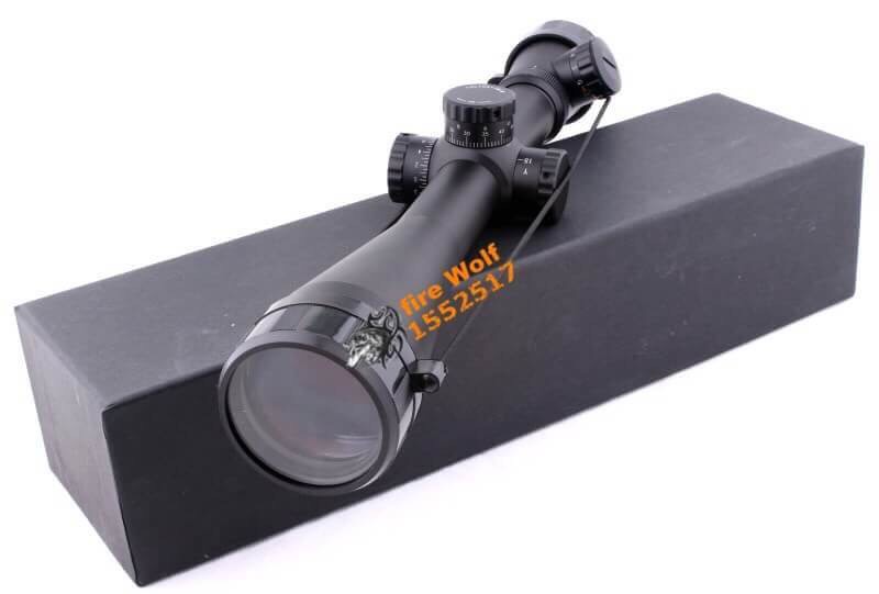 New.สินค้ามาใหม่ สโครปติดปืนจริง LEUPOLD MARK4 มาพร้อมข้อต่อบังแสง ระดับซูม 4-16x50 ราคาพิเศษ