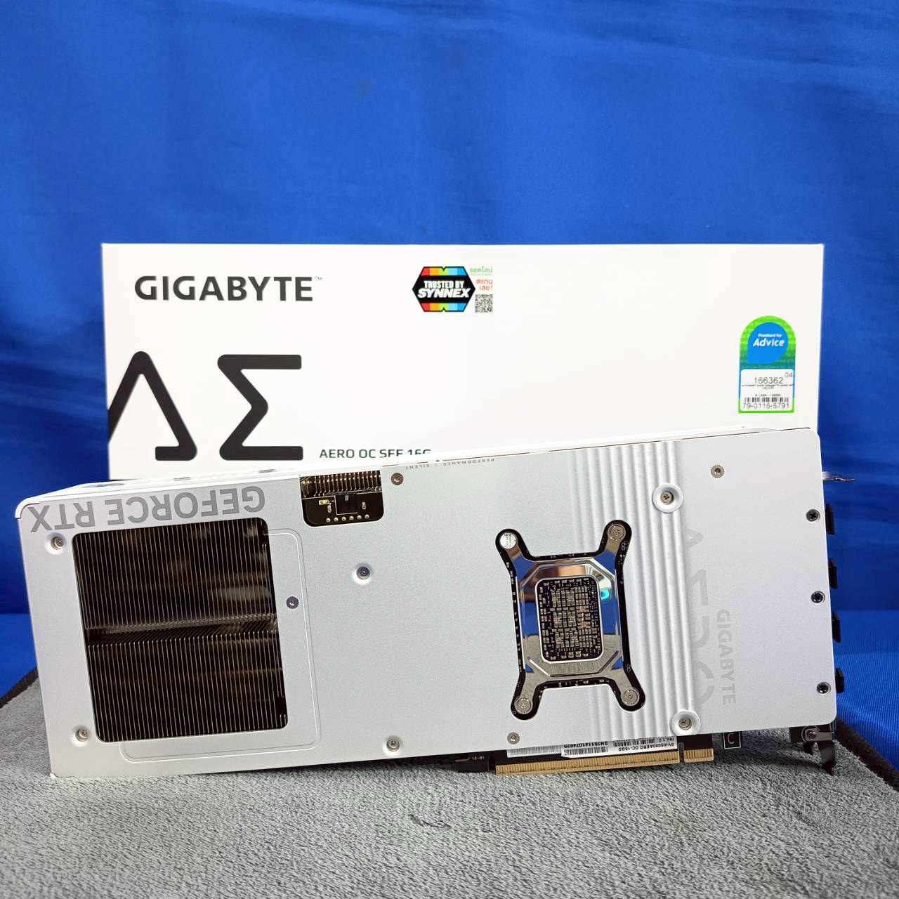 RTX 5080 Gigabyte AERO OC 16GB GDDR7 16GB 256bit นอนกล่อง 2 เดือน ประกัน Advice 27/8/2028