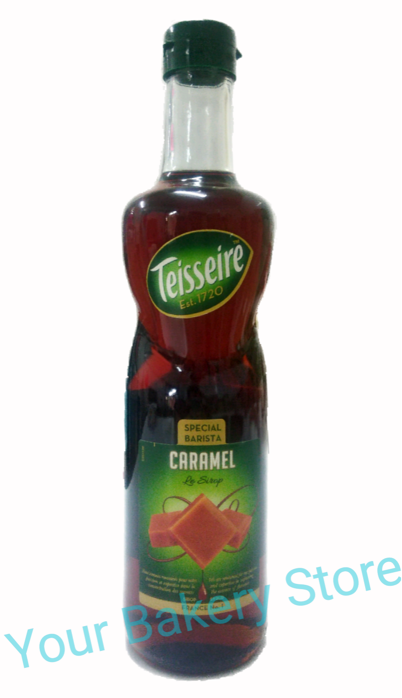 Caramel กลิ่นคาราเมล (Teisseire syrup) 700 Ml.