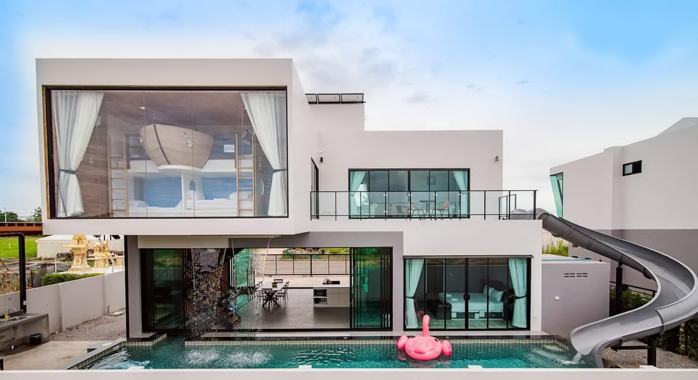 HR4036 บ้านพักหัวหิน บ้านโมเดิร์น สเปซ V.1