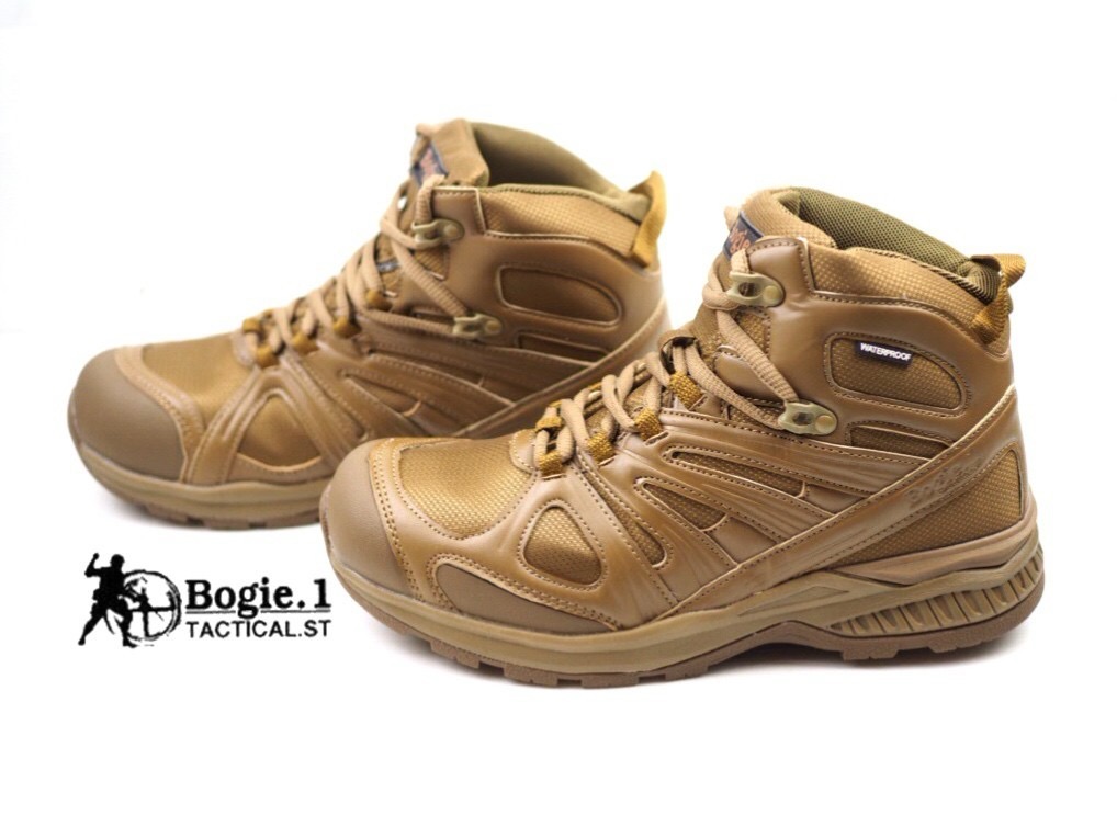 NEW รองเท้า SHOES ATTACK @G-TEX ( WATER PROOF) ภายใต้การผลิตของแบรนด์Bogie1 Tactical ในแวดวงสินค้าประเภท Tactical และ Outdoor นั้น คุณสมบัติการกันน้ำและการระบายอากาศของผลิตภัณฑ์เป็นสิ่งที่สำคัญ เพราะกิจกรรมที่ผู้สวมใส่ใช้งานจะต้องเผชิญนั้นมีหลากหลาย เป็นร