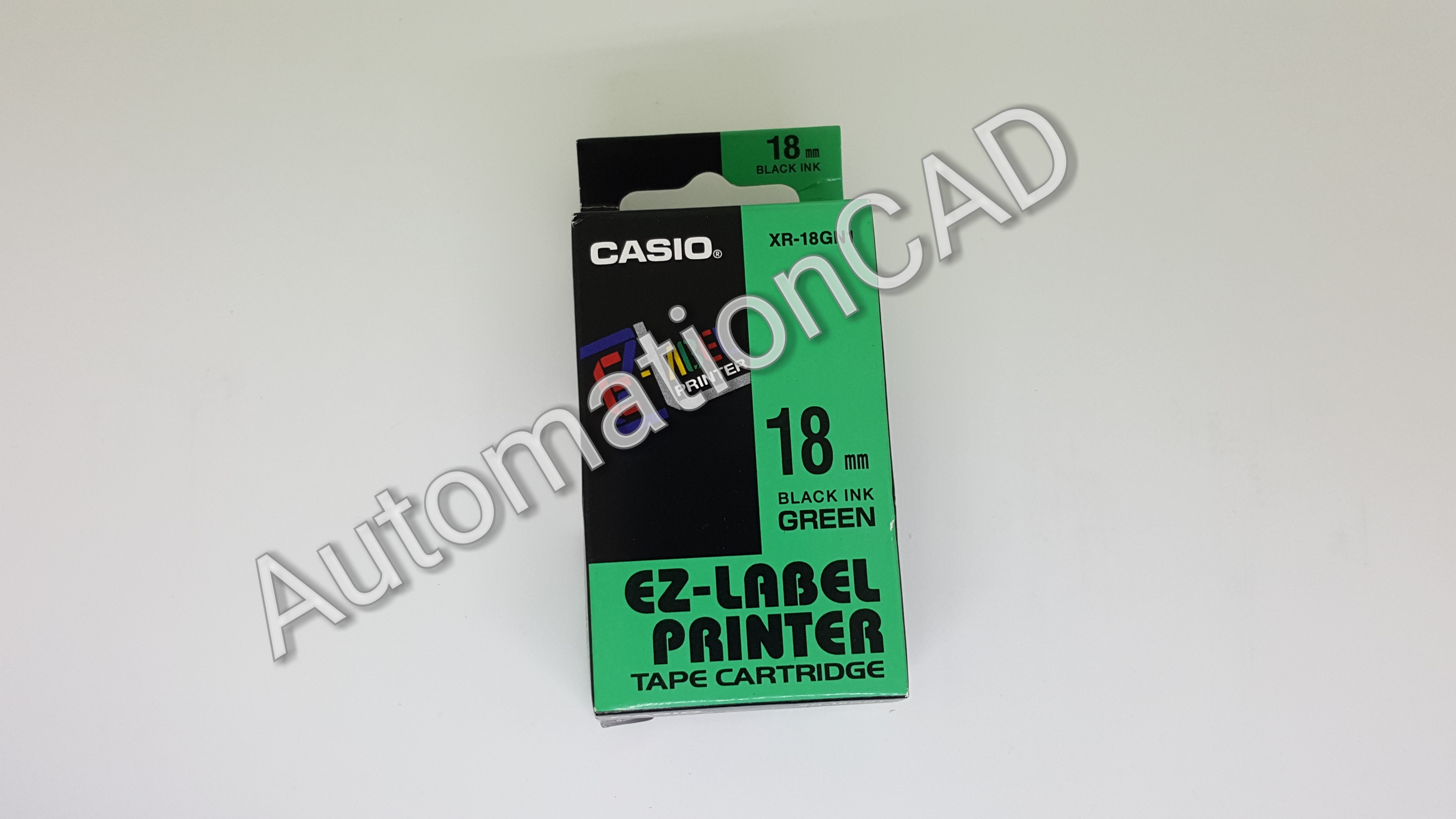 EZ-LABEL CASIO 18mm. สำหรับ เครื่องพิมพ์ฉลาก KL-Series CASIO PRINTER LABEL