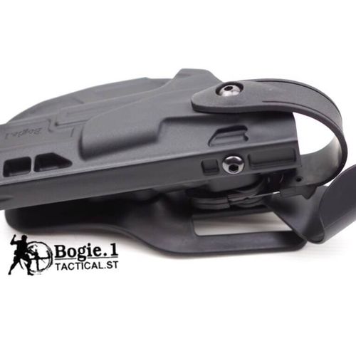 New. Bogie1 ซองปืนโพลิเมอร์ Glock19 (Level3) ซองปืนปิดศูนย์หลัง Glock19 ล็อก Level 3 ปลอดภัยสูง มั่นใจทุกครั้งเมื่อใช้งาน ป้องกันการแย่งปืน