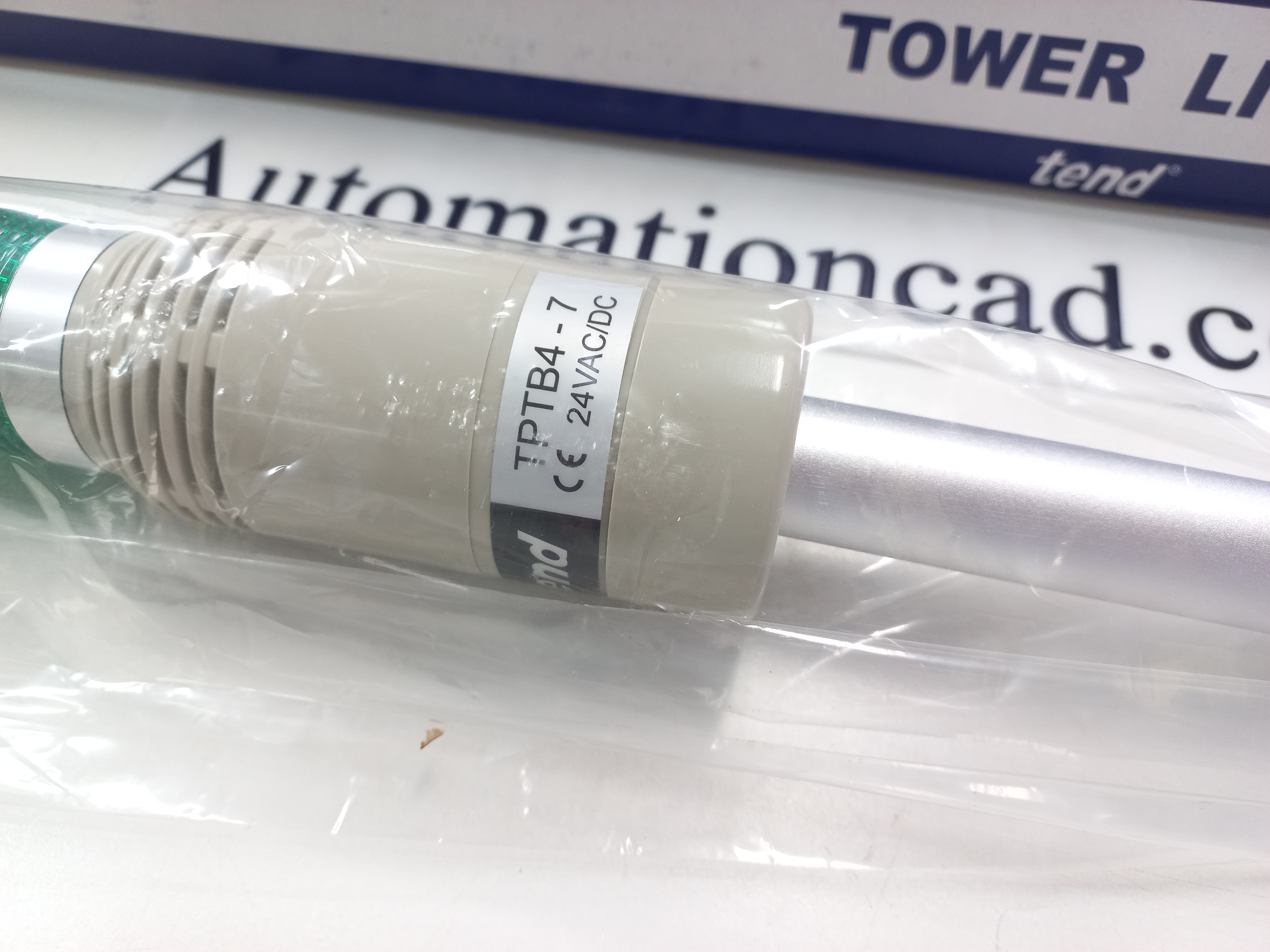 ทาวเวอร์ไลท์ไฟ 2 ชั้น แดง/เขียว 24V TEND ไฟสัญญาณเตือนพร้อมเสียง Tower Light