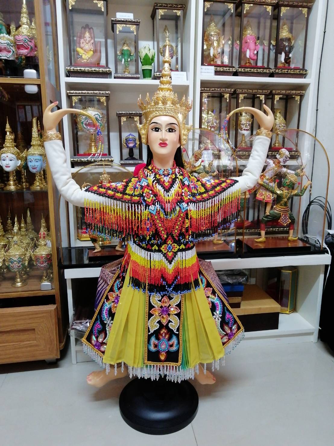 หุ่นละครเล็ก มโนราห์ (เชิดไม่ได้) ขนาด 120 ซม.