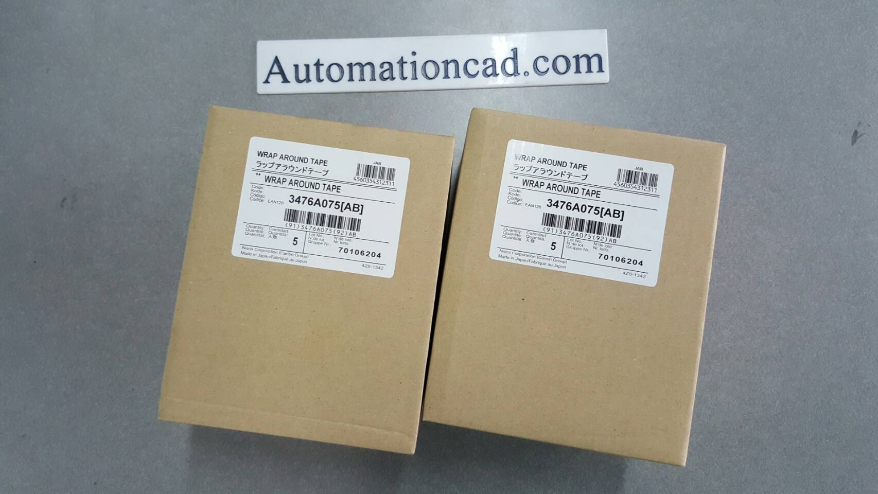 Wrap Around Tape 33mm. ใช้กับ เครื่องพิมพ์ CANON รุ่น MK1500 MK2600 MK2100 3476A075