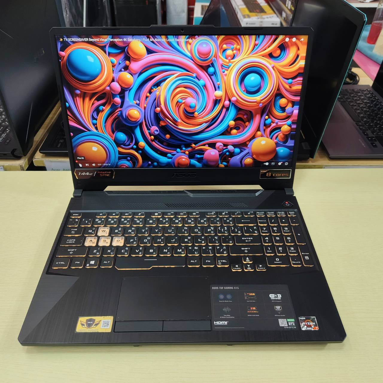 ASUS TUF GAMING A15 FA506IC-HN011W สภาพเครื่อง 85%
