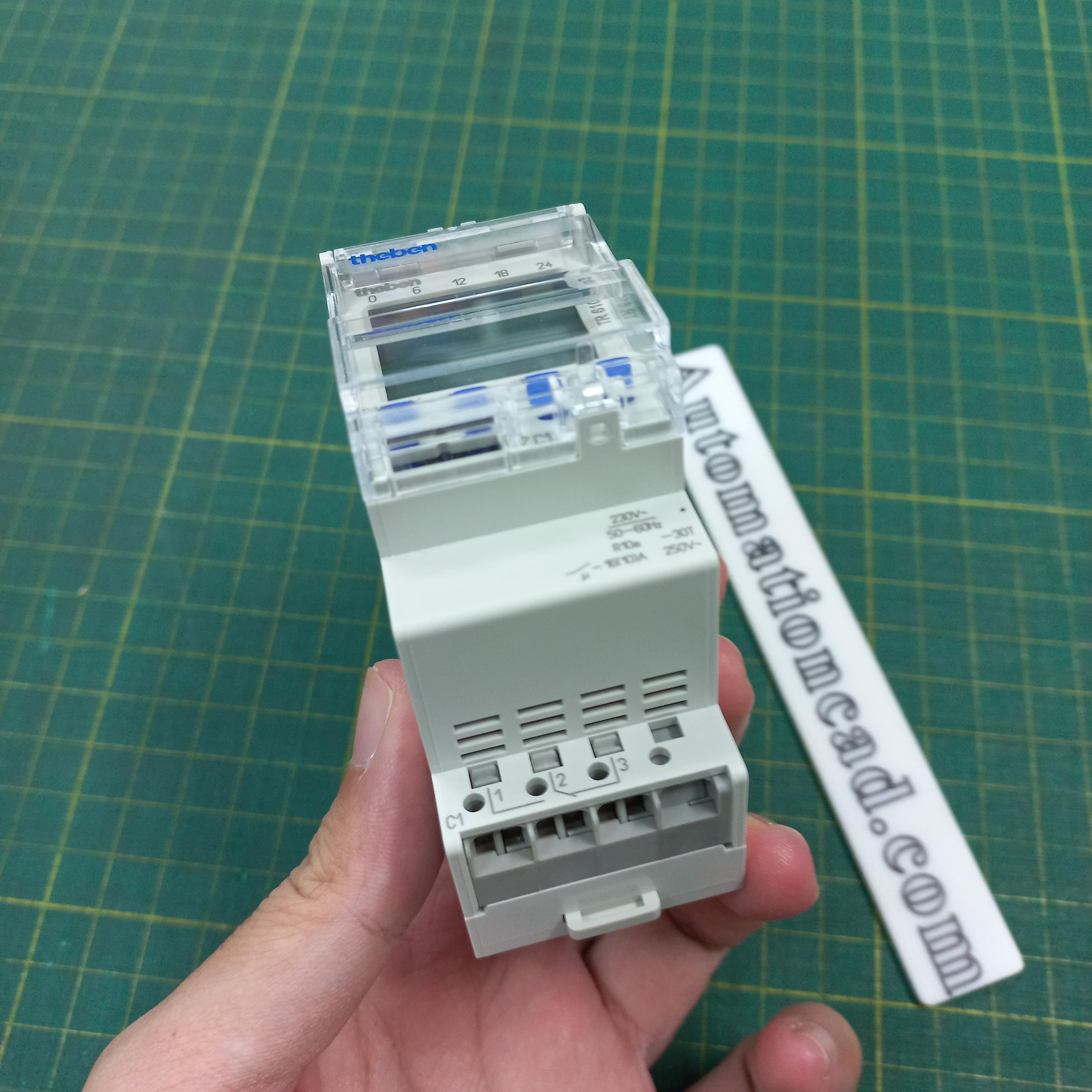 TIMER THEBEN ไทม์เมอร์ รุ่น TR610 top 3 มีแบตเตอรี่สำรองไฟ นาฬิกาตั้งเวลา 24 ชั่วโมง