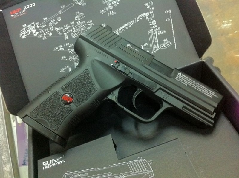 New.HKP 2000 CO2 Blowback Pistol - black