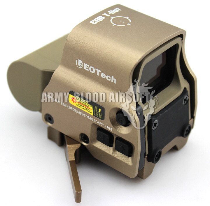 L-3 EOTech HWS EXPS3 Style Holographic Red Green Reflex T-Dot Sight with QD Mount Side Button(TAN)