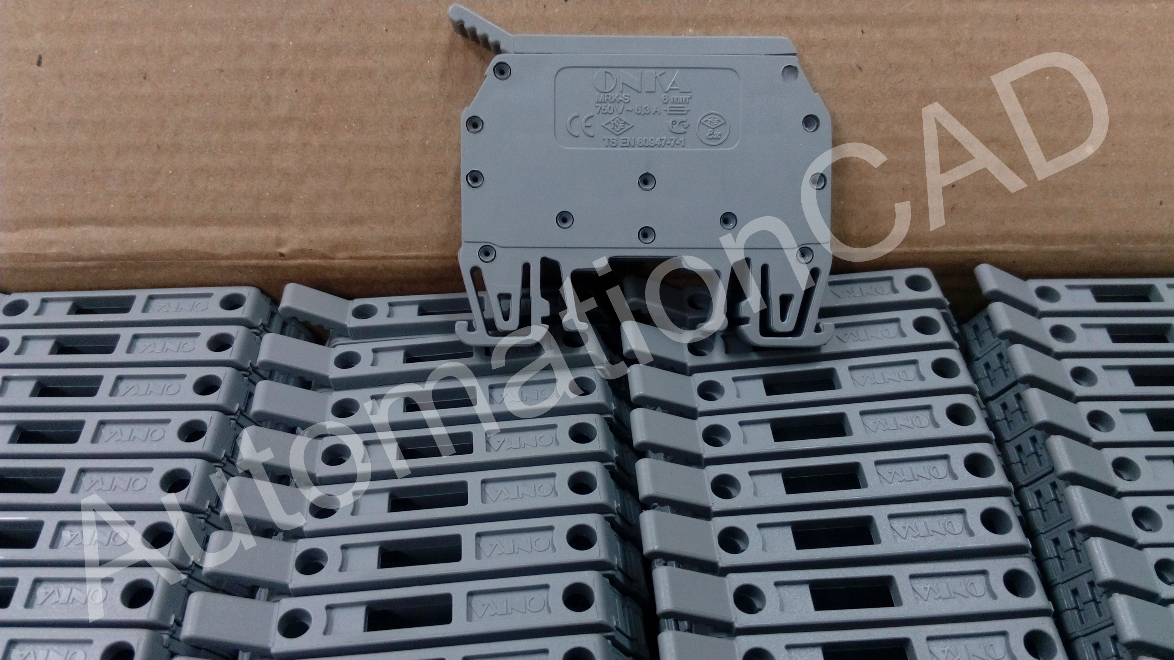 เทอร์มินอลฟิวส์ แบบธรรมดาไมมี LED 6 mm² ONKA-1322 Terminal FUSE ONKA max 6.3A