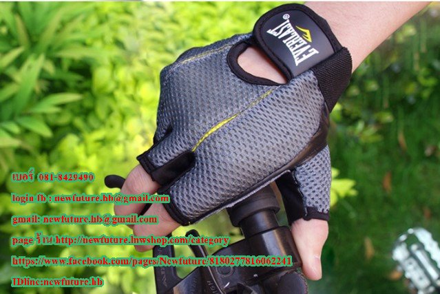 G-010EVERLAST ถุงมือฟิตเนส fitness Glove ถุงมือกีฬา ถุงมือยกเวท ยกน้ำหนัก เพาะกาย เล่นกล้าม กีฬา จักรยาน