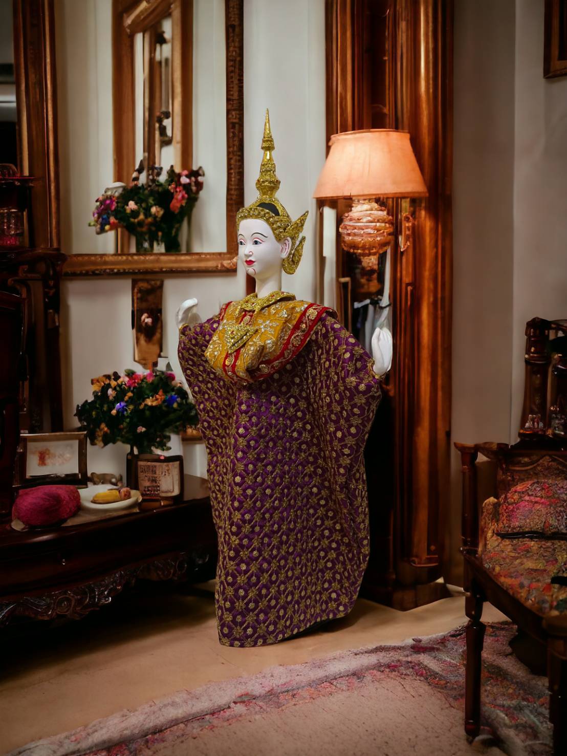 หุ่นกระบอก นางสีดา ขนาด 70 ซม.