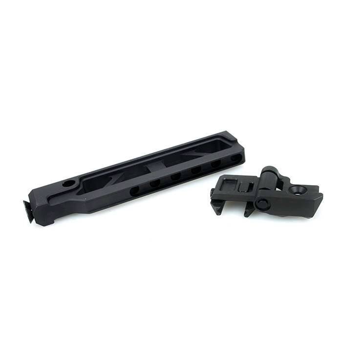 New.แกนพานท้ายพับได้ทรง JMAC สำหรับ Sig Sauer MPX/MCX รุ่น JMAC ST-6 Skeletonized Tube (Folding Adapter) (1913 Adapter) (JMAC) (MCX) (MPX) (1913)