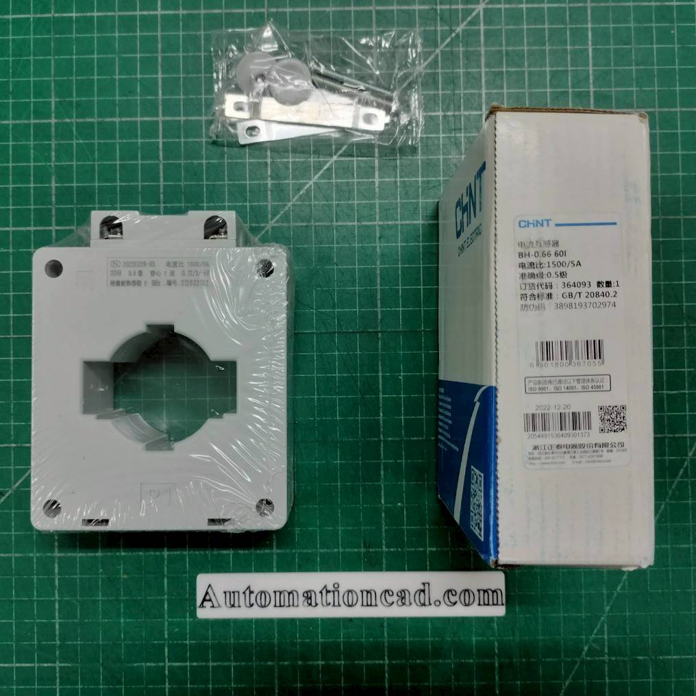 หม้อแปลงกระแสไฟฟ้า CT 1500/5A CHINT BH-0.66 60I Class 0.5 Current Transformer