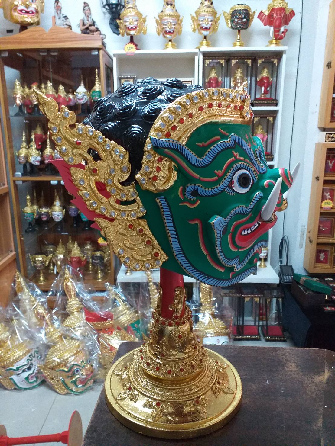 หัวโขนยักษ์ กุมภกรรณ ขนาดสวมหัว