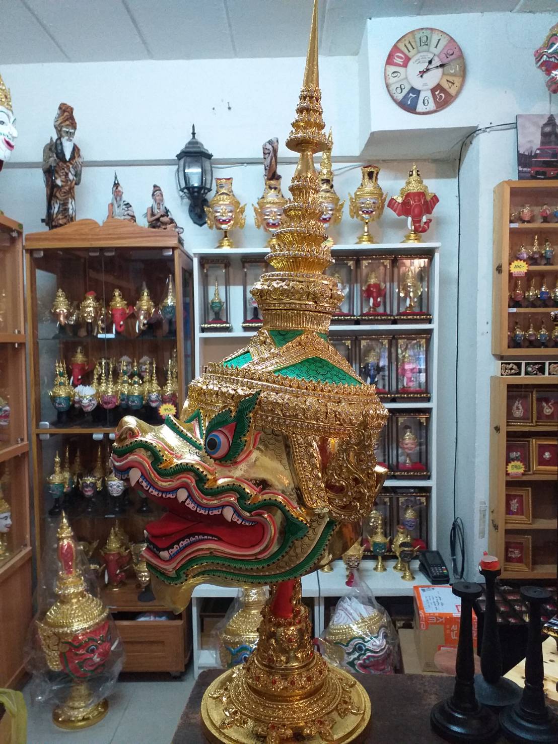 เศียร พญานาค ขนาดครอบ งานละเอียด