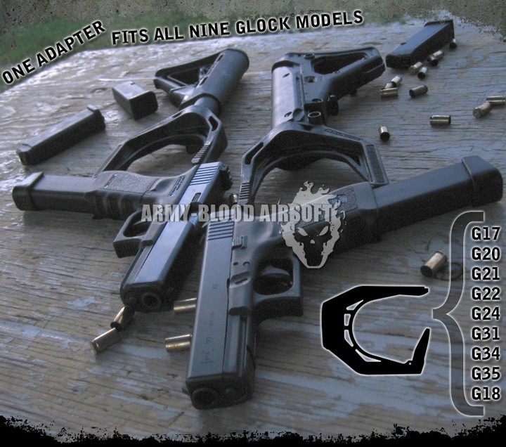 New.ENDO style Tactical Stock Adapter for Glock Series (BK/DE) ราคาพิเศษ