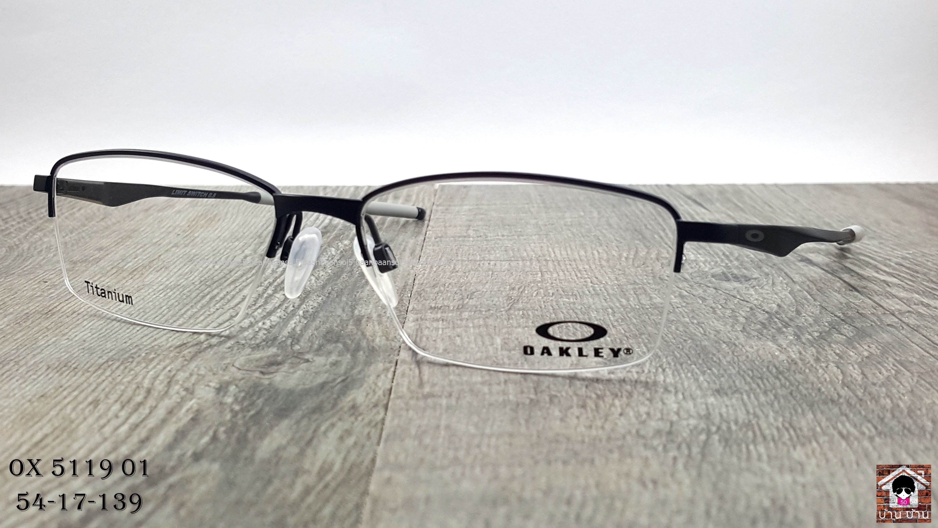 OAKLEY OX5119-01 LIMIT SWITCH 0.5 โปรโมชั่น กรอบแว่นตาพร้อมเลนส์ HOYA ราคา 5,700 บาท