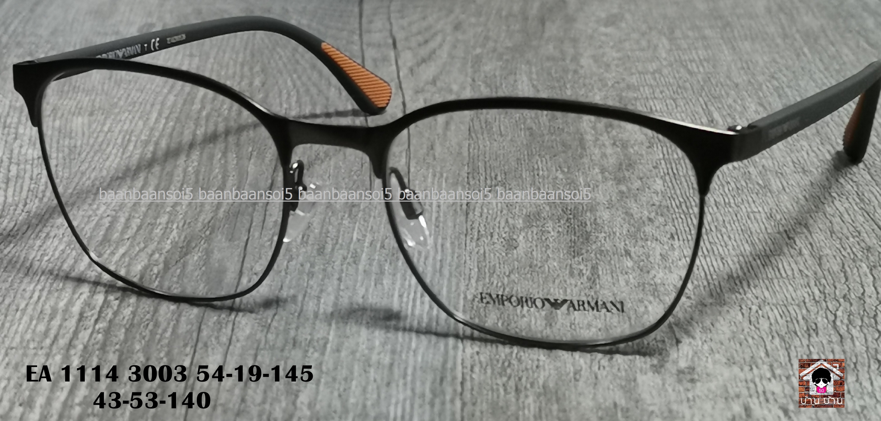 Empoiro Armani EA 1114 3003 โปรโมชั่น กรอบแว่นตาพร้อมเลนส์ HOYA ราคา 4,300 บาท