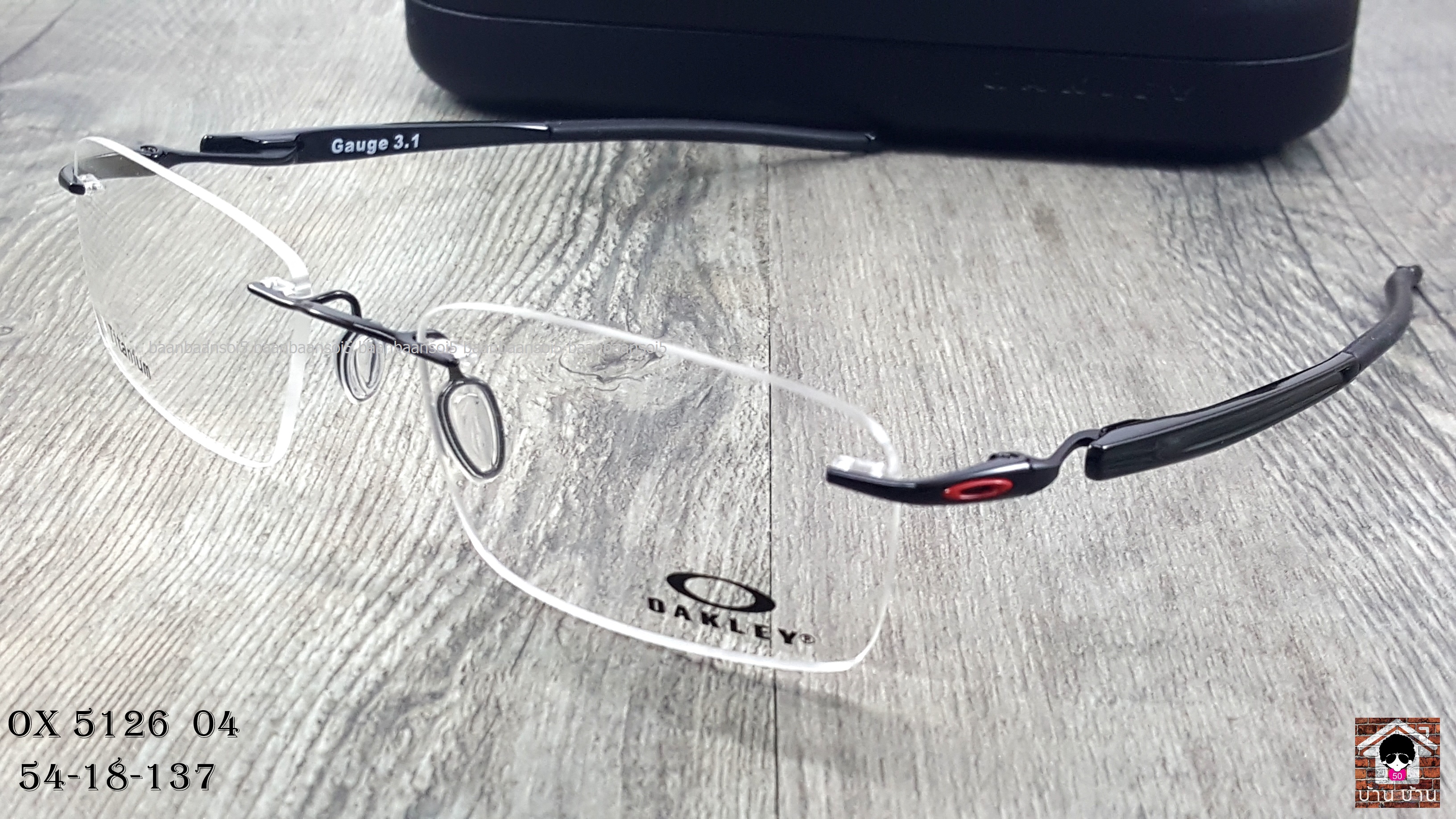 OAKLEY OX5126-04 Gauge 3.1 โปรโมชั่น กรอบแว่นตาพร้อมเลนส์ HOYA 1.60 ราคา 7,190 บาท