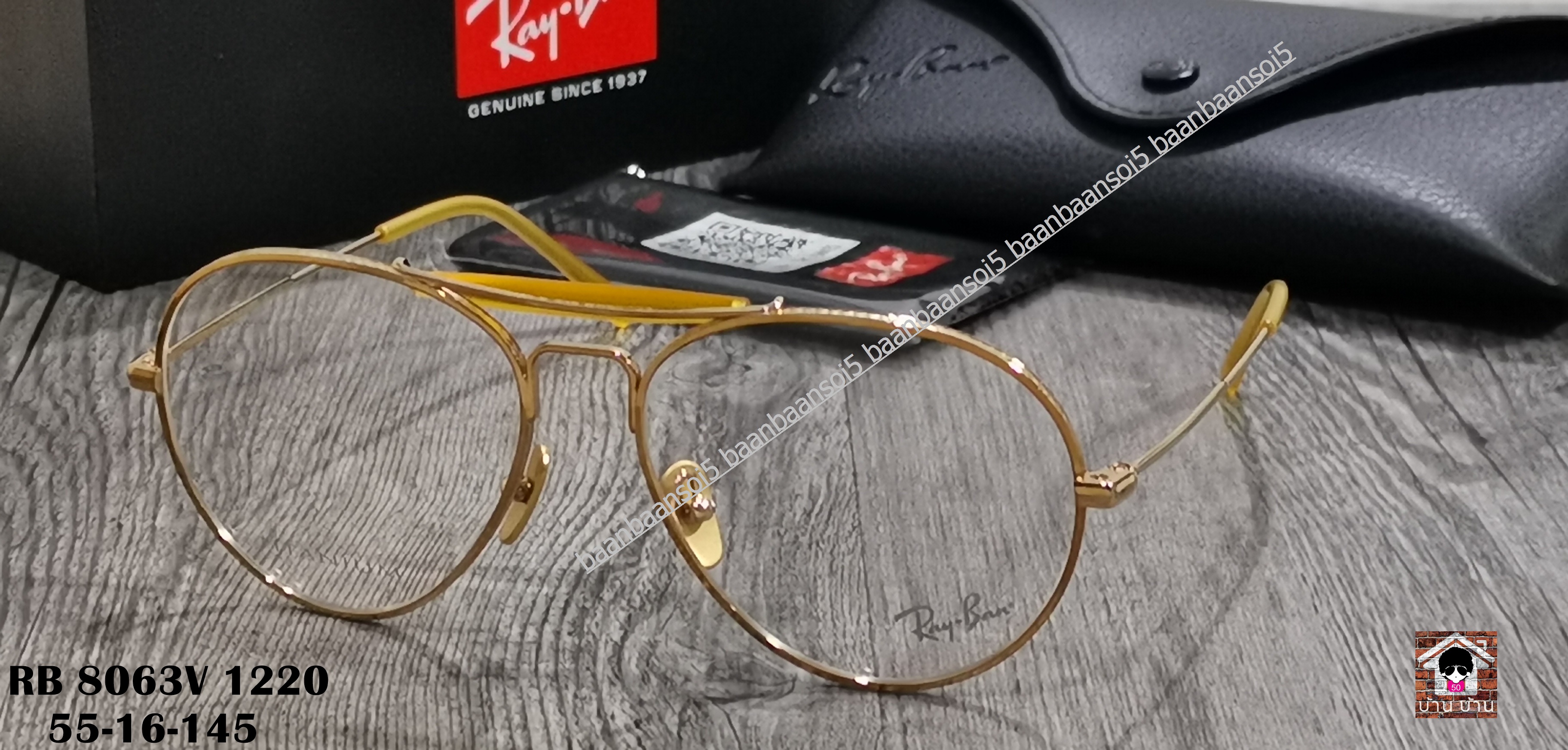 RAY-BAN TITANIUM RX 8063V (1220) โปรโมชั่น กรอบแว่นตาพร้อมเลนส์ HOYA ราคา 9,600 บาท