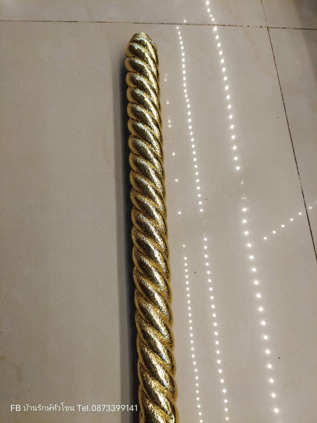 กระบอง ตะบองยักษ์ กระบองท้าวเวสสุวรรณ กระบองยักษ์ งานไม้ ปิดทอง